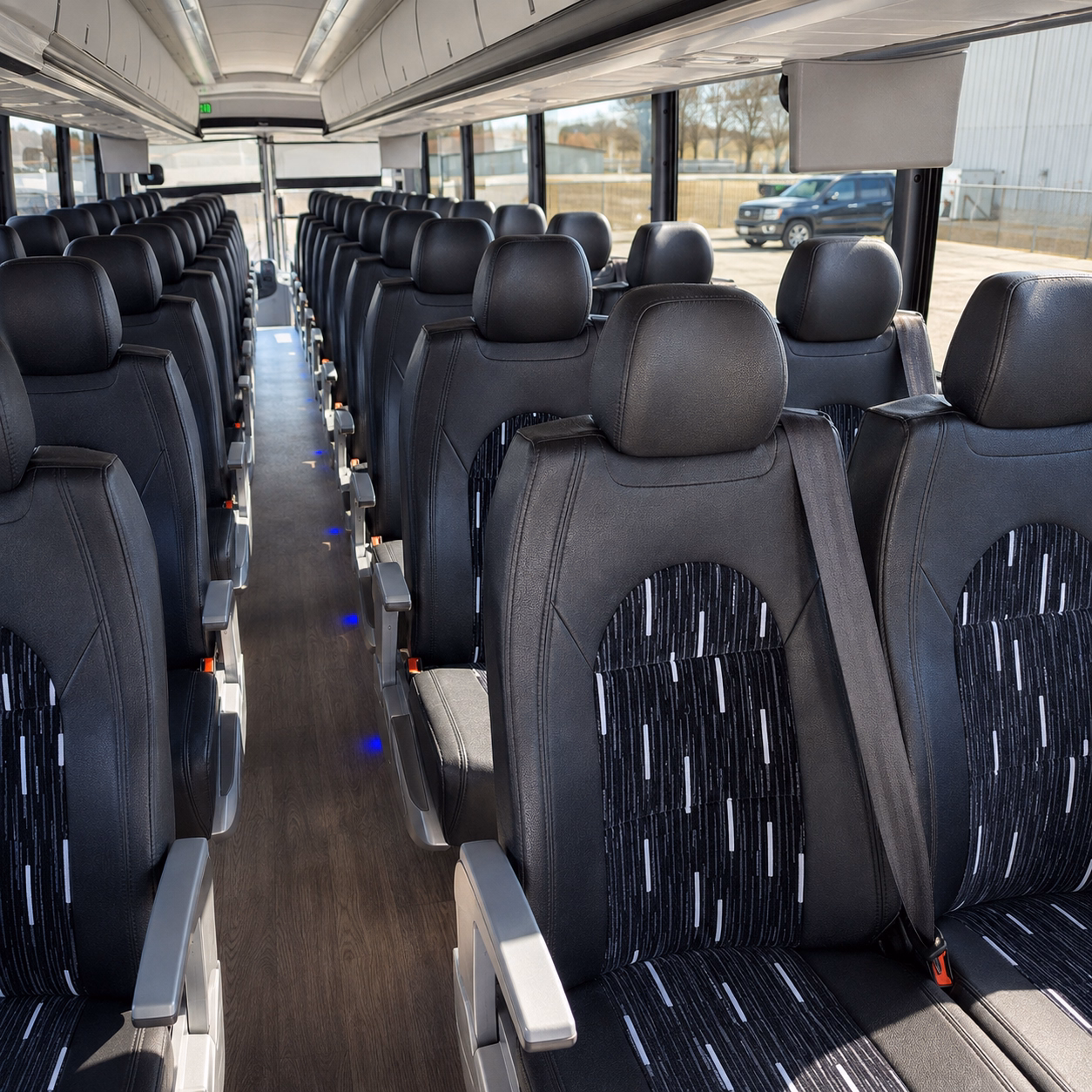 gilroy concert transportation onboard seating