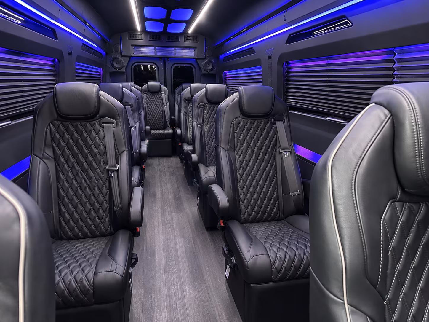 gilroy corporate event transportation onboard seating