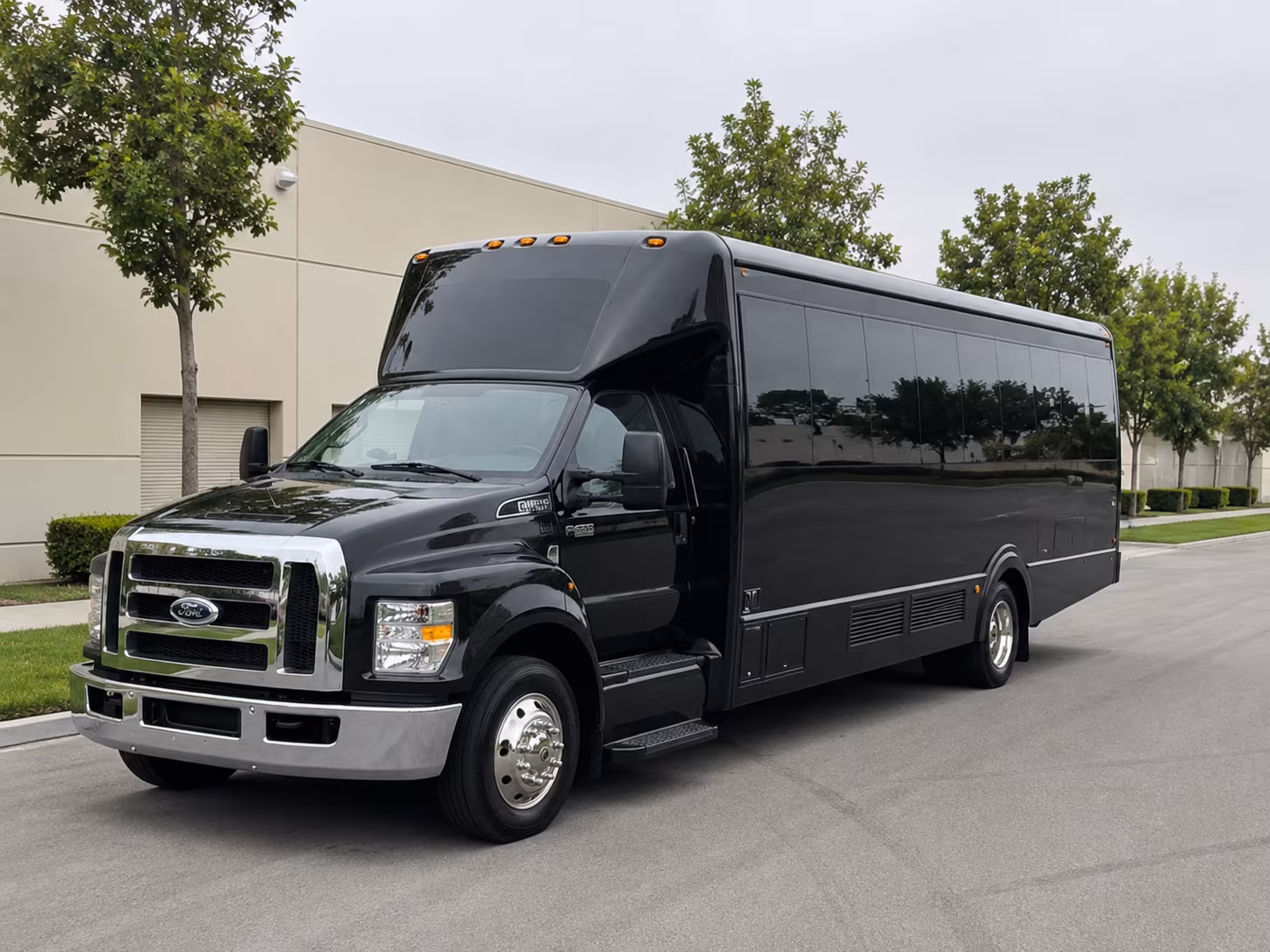 party buses for gilroy high school and christopher high school prom groups