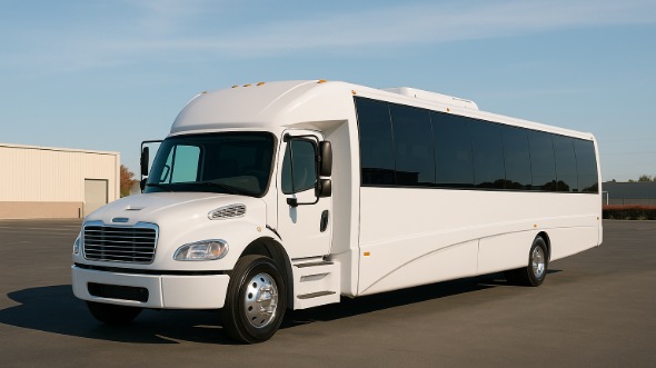 Exterior of Charter Bus Company Gilroy's 25 Passenger Mini bus in Gilroy