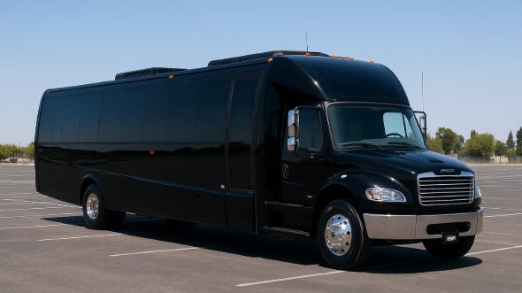 Exterior of Charter Bus Company Gilroy's 30 Passenger Minibus in Gilroy