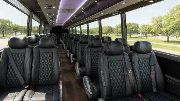 gilroy 18 passenger minibus inside