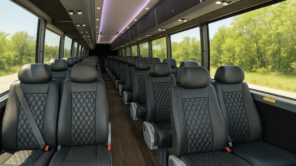 gilroy 20 passenger minibus inside