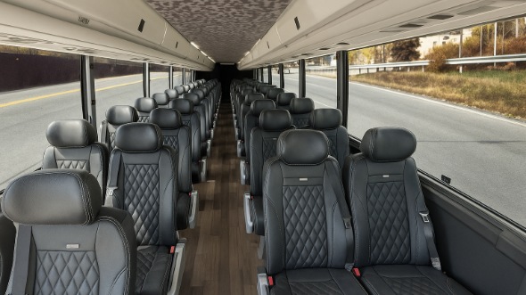 gilroy 25 passenger minibus inside