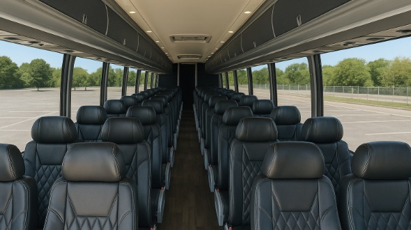 gilroy 50 passenger charter bus interior