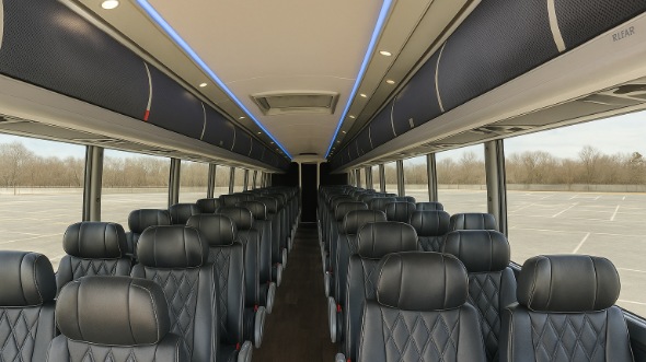 gilroy 54 passenger charter bus rental
