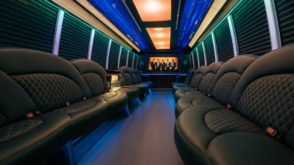 gilroy party bus rental inside